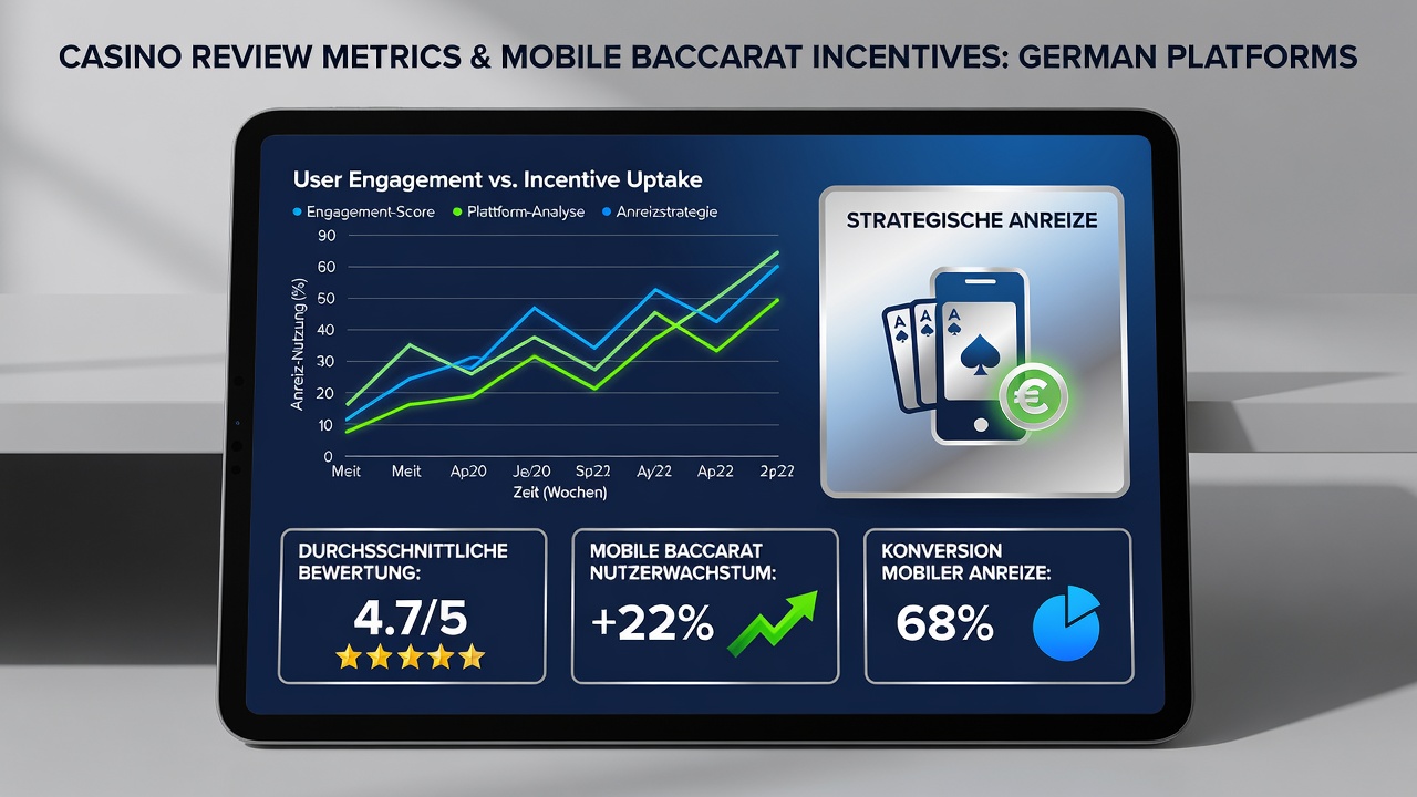 Darstellung strategischer Nutzung von Baccarat-Incentives basierend auf Bewertungsdaten in deutschen Mobilcasinos